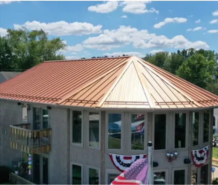 Tarping and dry-in on a Allisonville commercial roof